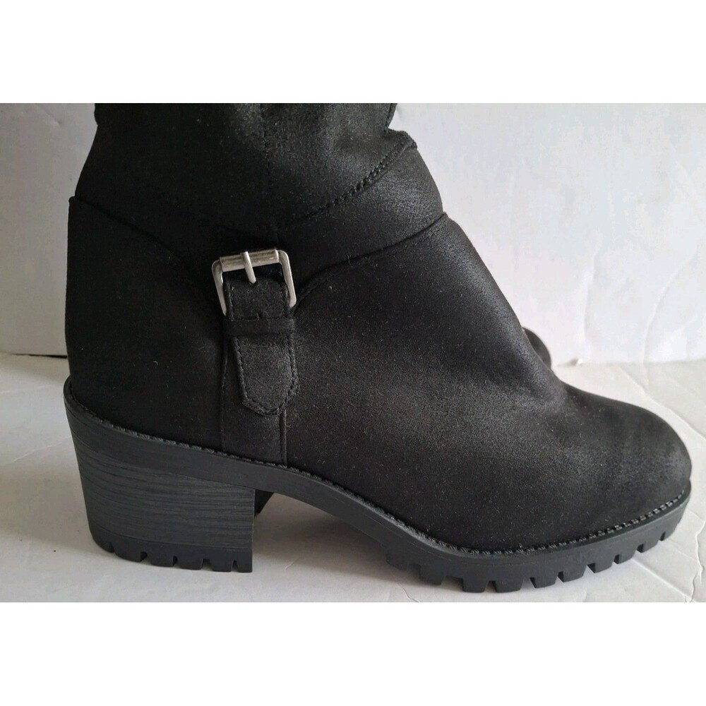 Bella Vita Women's Lorielle Riding Boots Sz 9WW Plus Wide Calf Suede Black New - Picture 8 of 9
